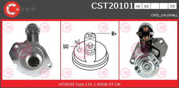 Стартер CASCO CST20101AS BRAND NEW SERIES