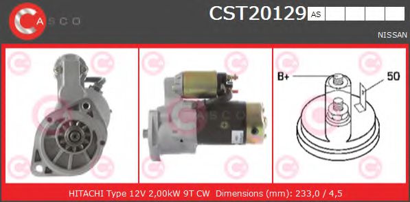 Стартер CASCO CST20129AS BRAND NEW SERIES