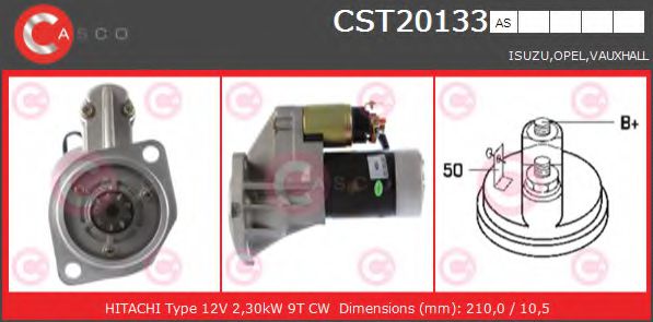 Стартер CASCO CST20133AS BRAND NEW SERIES