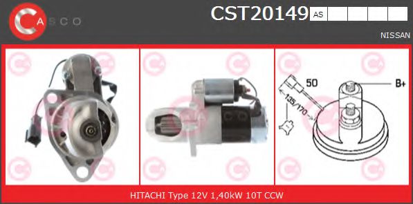 Стартер CASCO CST20149AS BRAND NEW SERIES