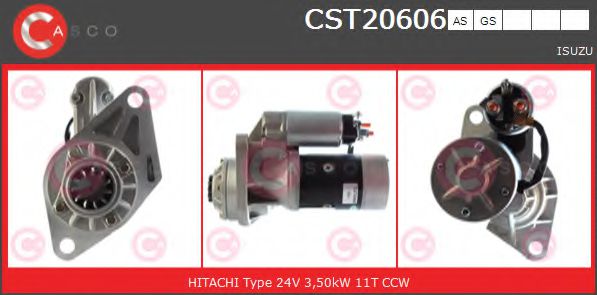 Стартер CASCO CST20606AS BRAND NEW SERIES