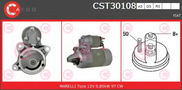 Стартер CASCO CST30108AS BRAND NEW SERIES
