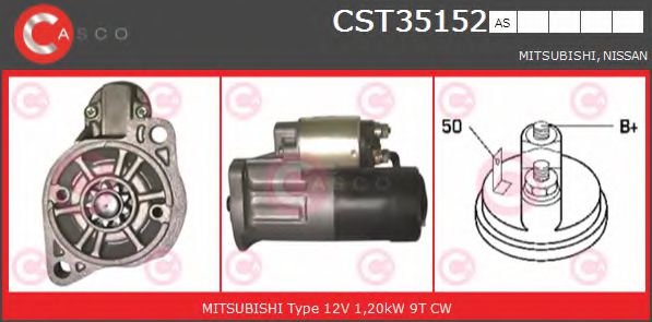 Стартер CASCO CST35152AS BRAND NEW SERIES
