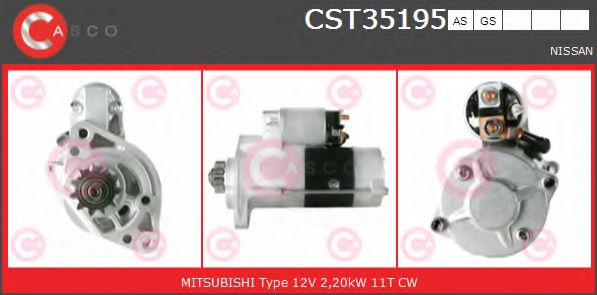 Стартер CASCO CST35195AS BRAND NEW SERIES