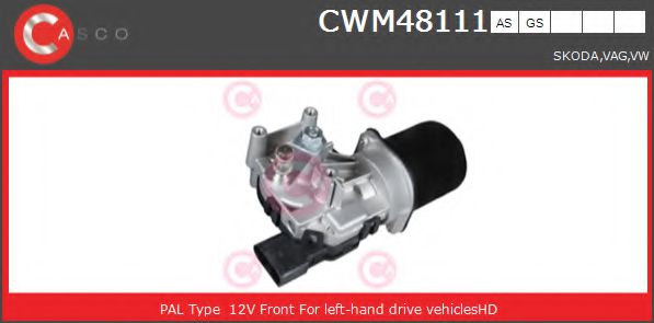 Двигатель стеклоочистителя CASCO CWM48111AS