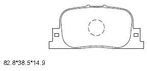 Тормозные колодки ASIMCO KD2721