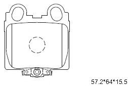 Тормозные колодки ASIMCO KD2722