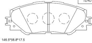 Тормозные колодки ASIMCO KD2773