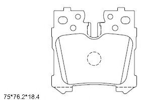 Тормозные колодки ASIMCO KD2785
