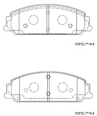Тормозные колодки ASIMCO KD6779
