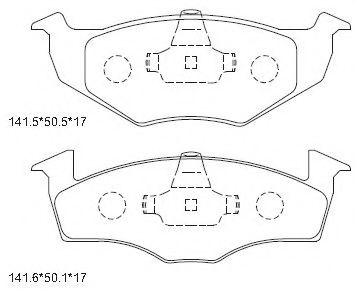 Тормозные колодки ASIMCO KD7753