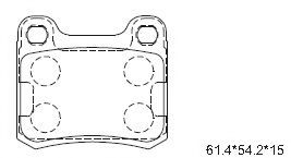 Тормозные колодки ASIMCO KD7760F