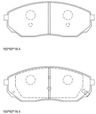 Тормозные колодки ASIMCO KD9717