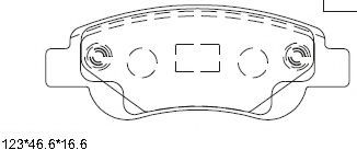 Тормозные колодки ASIMCO KD0718