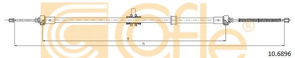 Трос ручника COFLE 10.6896