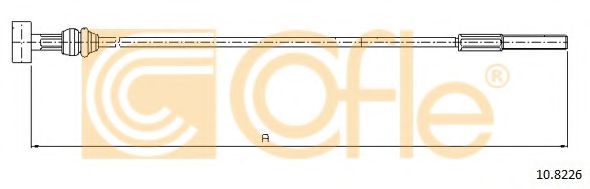 Трос ручника COFLE 10.8226