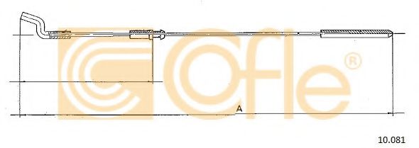 Тросик газа COFLE 10.081