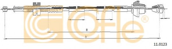 Тросик газа COFLE 11.0123