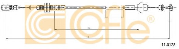 Тросик газа COFLE 11.0128