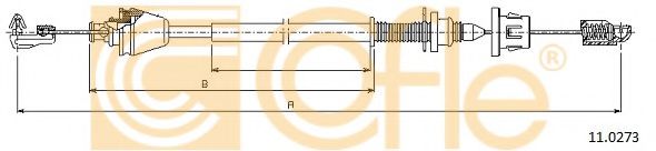 Тросик газа COFLE 11.0273