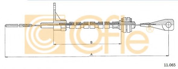 Тросик газа COFLE 11.065