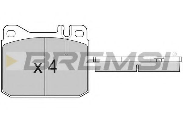 Тормозные колодки BREMSI BP2108