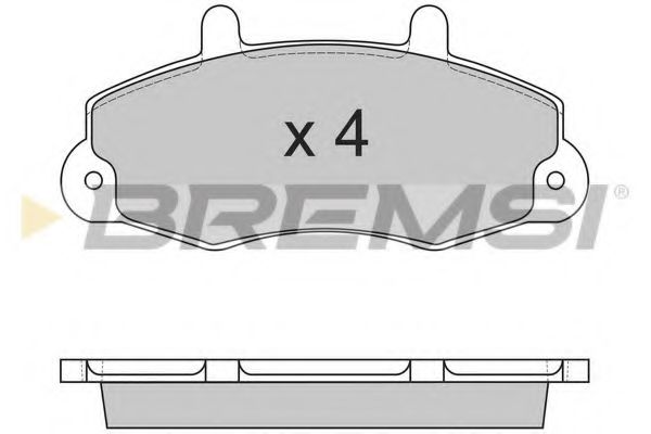Тормозные колодки BREMSI BP2525