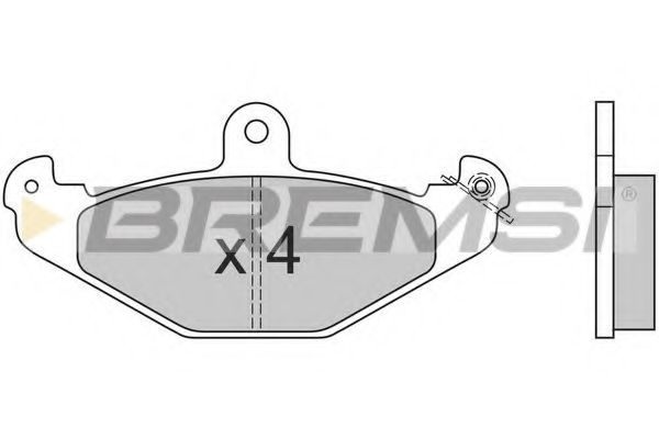 Гальмівні колодки BREMSI BP2553