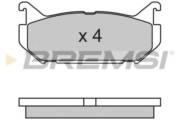 Тормозные колодки BREMSI BP2632