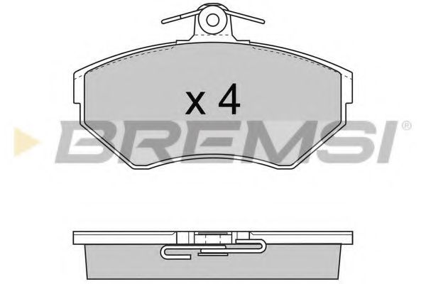 Тормозные колодки BREMSI BP2674