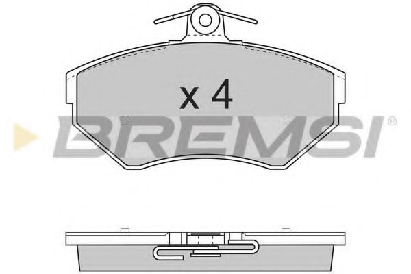 Тормозные колодки BREMSI BP2730