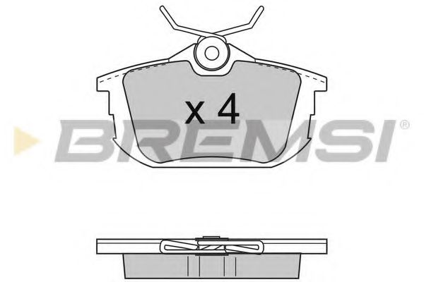 Тормозные колодки BREMSI BP2742