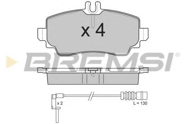 Гальмівні колодки BREMSI BP2763