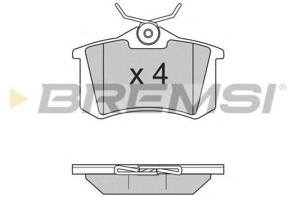 Гальмівні колодки BREMSI BP2806
