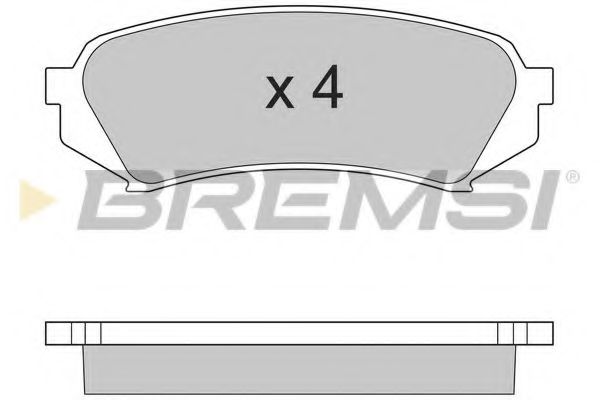 Тормозные колодки BREMSI BP2899