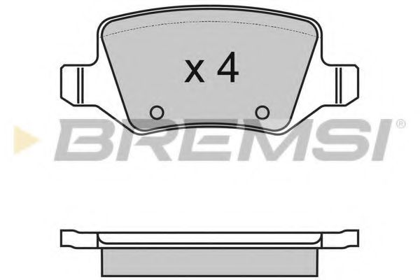 Тормозные колодки BREMSI BP2983