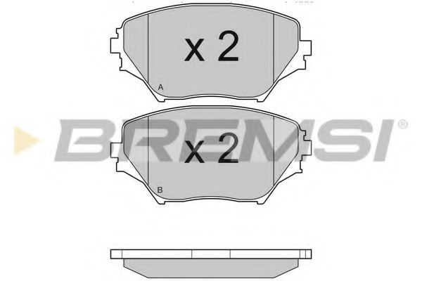 Тормозные колодки BREMSI BP2993