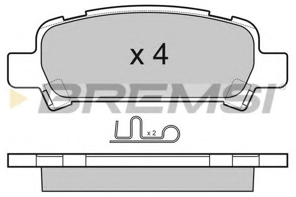 Тормозные колодки BREMSI BP3056