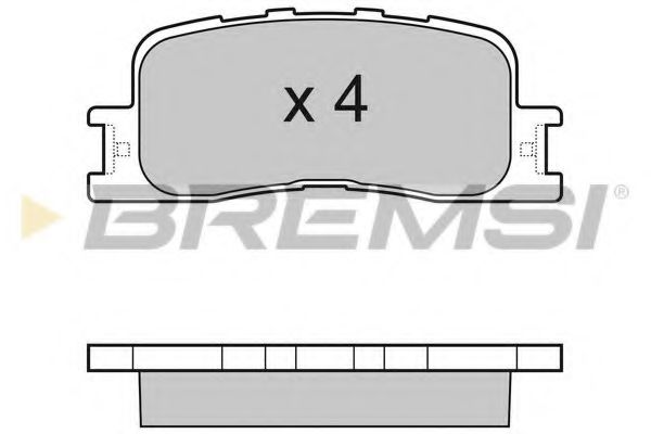 Тормозные колодки BREMSI BP3060