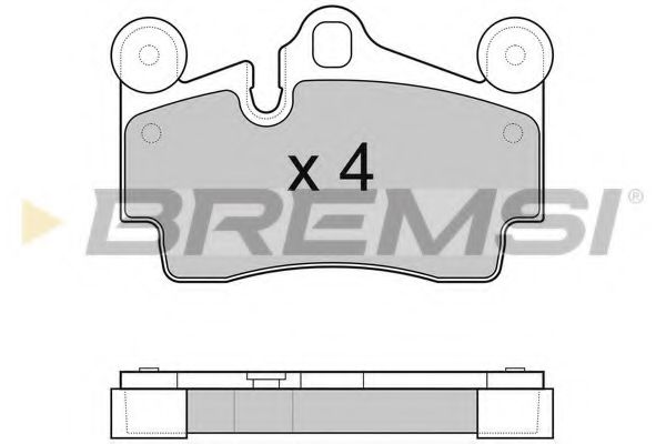 Тормозные колодки BREMSI BP3097