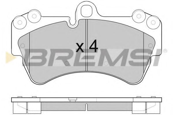 Тормозные колодки BREMSI BP3099