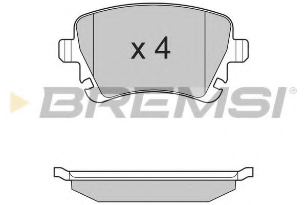 Тормозные колодки BREMSI BP3130
