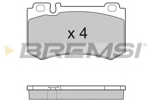 Тормозные колодки BREMSI BP3164