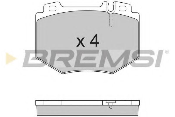 Тормозные колодки BREMSI BP3166