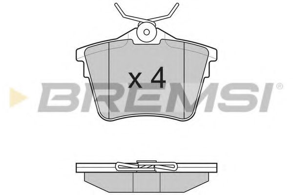Гальмівні колодки BREMSI BP3183
