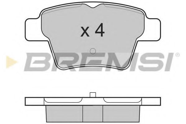 Тормозные колодки BREMSI BP3198