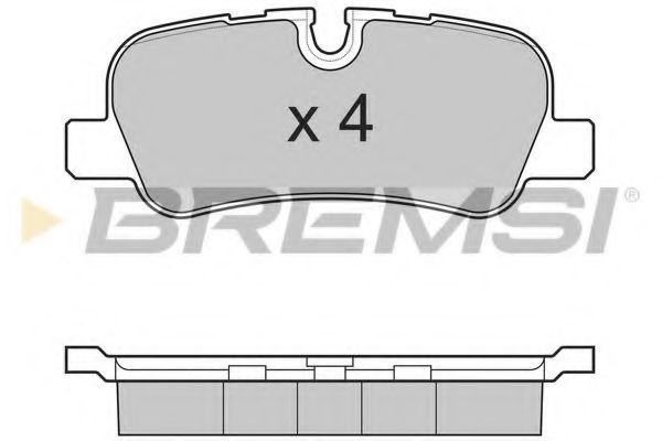 Тормозные колодки BREMSI BP3207