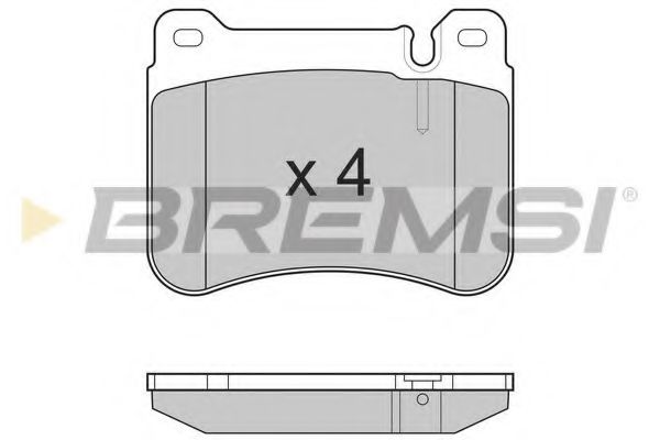 Тормозные колодки BREMSI BP3265