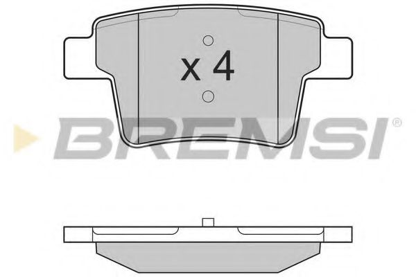 Тормозные колодки BREMSI BP3266