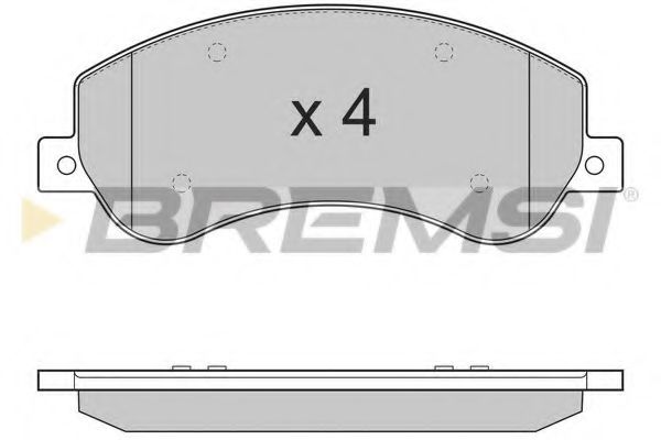 Тормозные колодки BREMSI BP3274